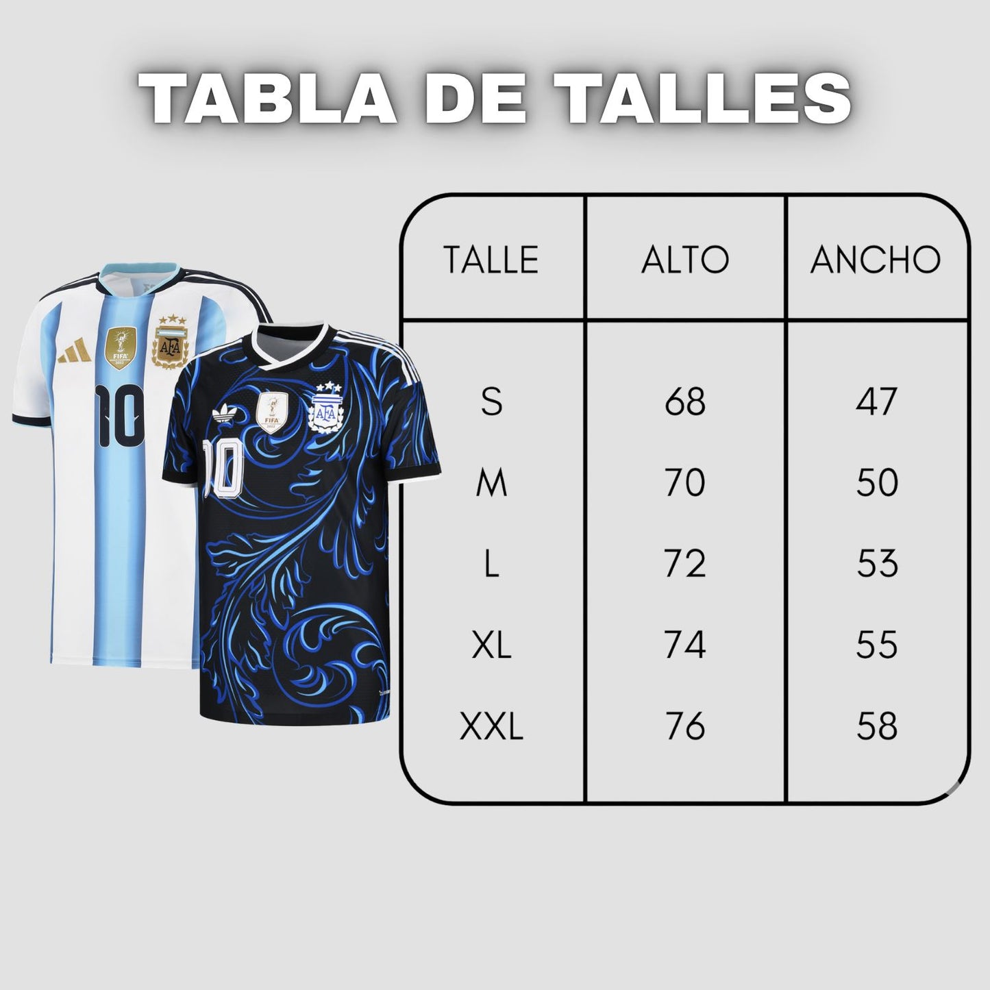 Camiseta Argentina 2026 — Promo 2x1 | Titular + Suplente de regalo🎁